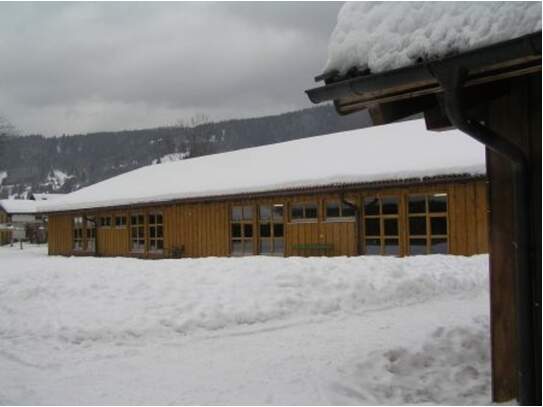 Neue Agilityhalle in Oberammergau