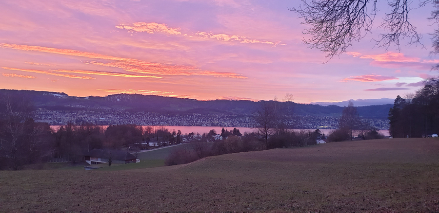 es wurde immer schöner am Zürichsee